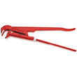 83 10 030 Knipex 83 10 030 Rohrzange 90° rot pulverbeschichtet 650 mm Produktbild Additional View 1 S