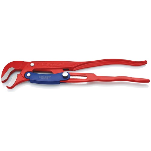 83 60 015 Knipex 83 60 015 Rohrzange S- Maul mit Schnelleinstellung rot pulverb Produktbild Additional View 1 L