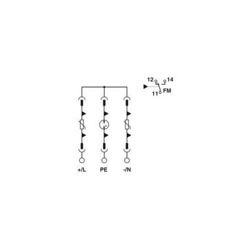 1033790 Phoenix VAL-SEC-T2-2+F-380DC-FM Produktbild Additional View 2 L