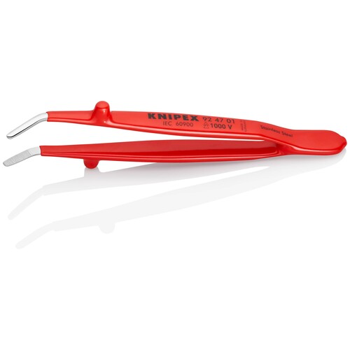 92 47 01 Knipex 92 47 01 Universalpinzette isoliert Glatt 142 mm Produktbild Additional View 1 L