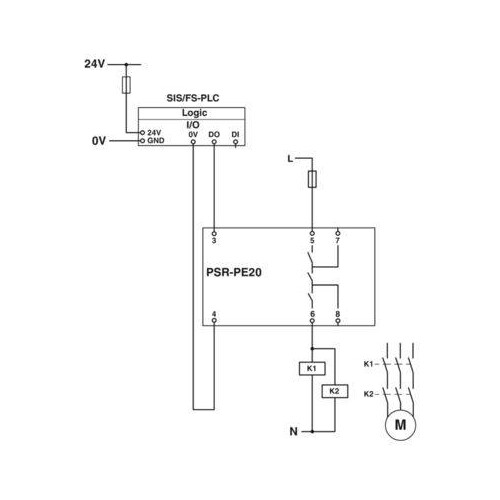 1119573 Phoenix PSR-PE20-1NO-24DC-SC Produktbild Additional View 2 L