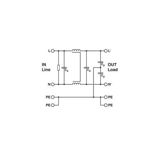 1292318 Phoenix FIL-1S-1-20A-230AC-UT Produktbild Additional View 2 L