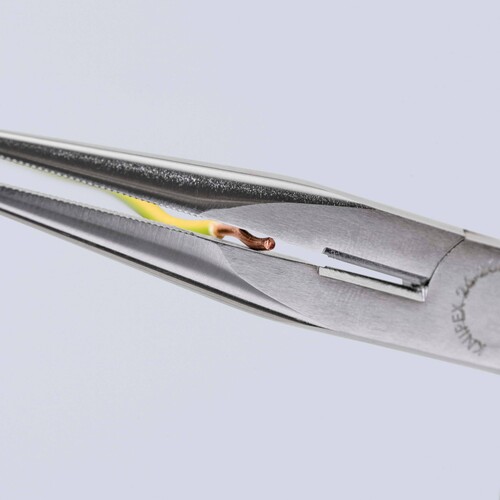 2616200 KNIPEX FLACHRUNDZANGE M.SCHNEIDE LANG 200MM VDE 1000V Produktbild Additional View 5 L