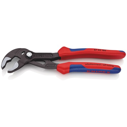 8702180 KNIPEX WASSERPUMPENZANGE COBRA 180MM Produktbild Side View L