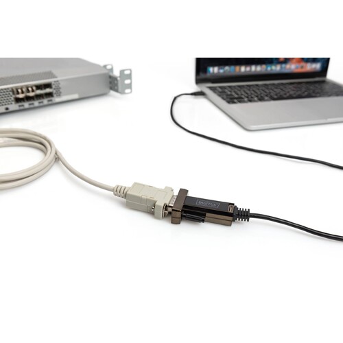 DA-70166 Digitus USB Seriell Adapter USB Type C USBCSTDSUB9ST/incl.1m Kabel Produktbild Additional View 7 L