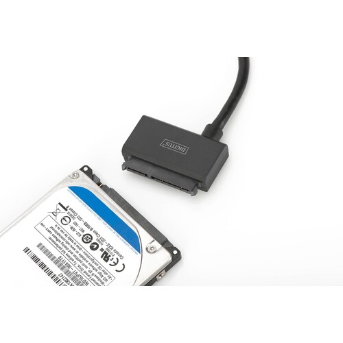 DA-70327 Digitus Adapter USB 3.1 auf SATA III USB 3.1 Typ C auf SSD/SATA III Produktbild Additional View 3 L