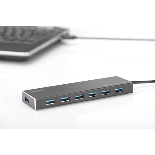 DA-70241-1 Digitus USB 3.0 Office Hub, 7-Port Produktbild Additional View 6 L