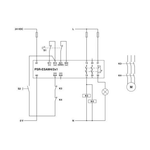 2900525 Phoenix PSR SCP 24UC/ESAM4/2X1/1X2 Produktbild Additional View 4 L