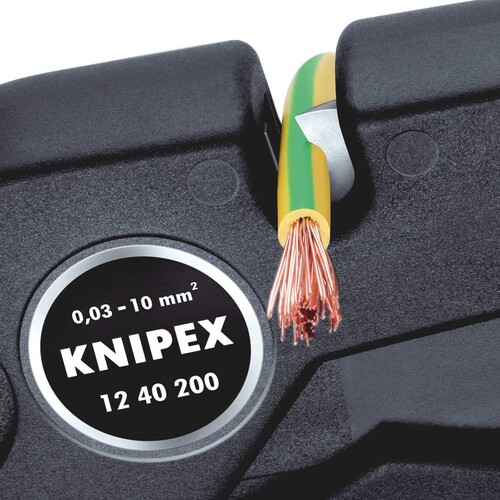 1240200 KNIPEX ABISOLIERZANGE SELBST- EINSTELLEND 0,03-10 Produktbild Additional View 8 L