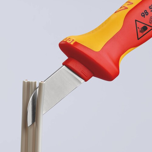 98 52 SB Knipex VDE Kabelmesser Produktbild Side View L