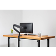 DA-90394 Digitus Universal Single Monitorhalter mit Gasdruckfeder und Kle Produktbild Back View S