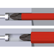 32711080 Wiha 3271 SoftFinish electric slimFix SL/PH1 x 80 mm Schraubendreher  Produktbild Additional View 5 S