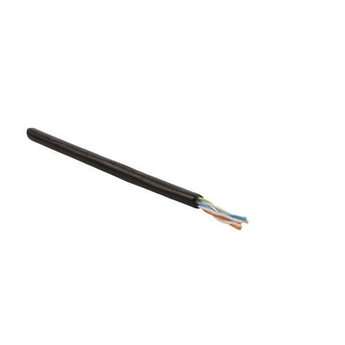 CAT7UC900SS23/1 4X2XAWG23/1 Messlänge PE schwarz für Erdverlegung UV-beständig Produktbild Front View L