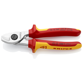 9516165 KNIPEX KABELSCHERE ISOL. 15MM/50MM2 VDE 1000V Produktbild