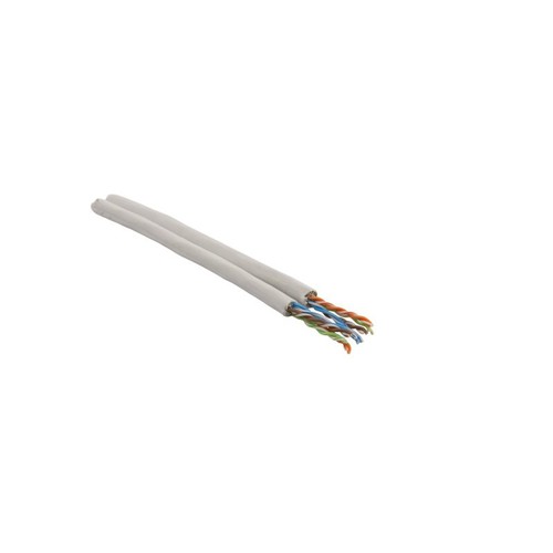 CAT5+ DUPLEX UC300D HS24 2X4P Messlänge halogenfrei grau SFTP FOLIE+GEFL. Produktbild Front View L