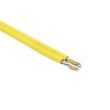 Cat6A DUPLEX 2(4X2XAWG23) GELB Messlänge F/FTP Folienschirm halogenfrei 500Mhz Produktbild front S