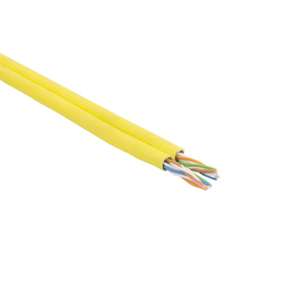 Cat6A DUPLEX 2(4X2XAWG23) GELB Messlänge F/FTP Folienschirm halogenfrei 500Mhz Produktbild