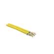 Cat7A DUPLEX 2X(4X2XAWG23) Messlänge halogenfrei S/FTP 1000 MHz gelb Produktbild