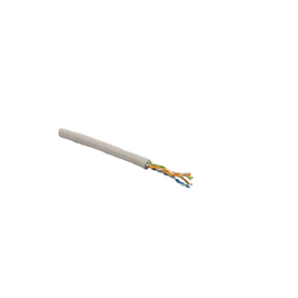 Cat5+ UTP/C 4X2XAWG24 PVC grau 100m Ring Folie + Geflechtschirm 200Mhz GRAU Produktbild