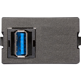 159903310600 Schulte EVOline PortPush 1W-Modul, USB 3.0 Bu/Bu Produktbild