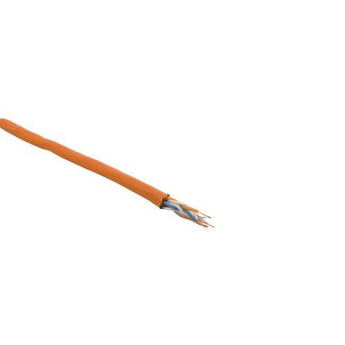 Cat7A DATA LINE1000MHz orange Messlänge S/FTP FRNC LIMMERT-CABLE  4X2XAWG23 Produktbild Front View L