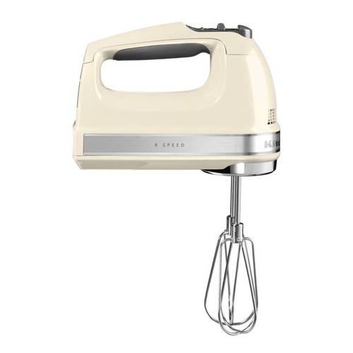 5KHM9212EAC KitchenAid Handmixer creme 9 Geschwindigkeitsstufen Produktbild Front View L