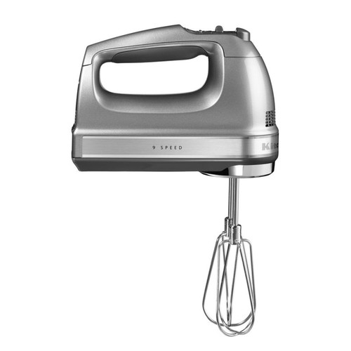 5KHM9212ECU KitchenAid Handmixer kontur-silber 9 Geschwindigkeitsstufen Produktbild Front View L