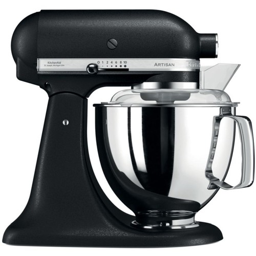 5KSM175PSEBK KitchenAid Küchenmaschine 4,8 Liter ARTISAN gusseisen schwarz Produktbild Front View L