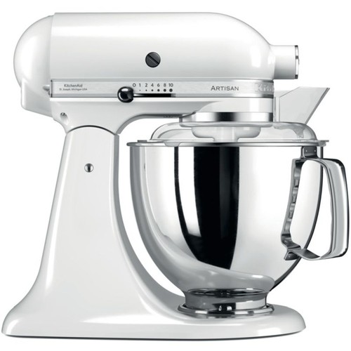 5KSM175PSEWH KitchenAid Küchenmaschine 4,8 Liter ARTISAN weiß Produktbild Front View L