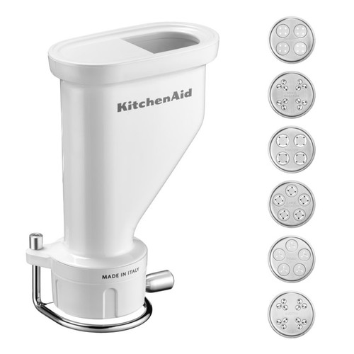 5KSMPEXTA KitchenAid Short-Pasta-Vorsatz mit 6 Einsätzen Produktbild Front View L