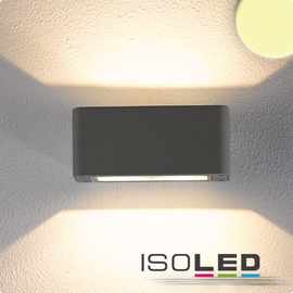 112199 Isoled LED Wandleuchte Up&Down, IP54, 4x3W CREE, anthrazit, warmweiß Produktbild