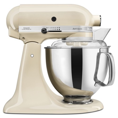 5KSM175PSEAC KitchenAid Küchenmaschine 4.8L Artisan creme Produktbild Front View L