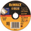 DT43902-QZ DeWalt Trennscheibe Edelstahl flach 125x1mm Produktbild