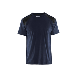 337910428699M Blakläder T Shirt Dunkel Marineblau/Schwarz M Produktbild
