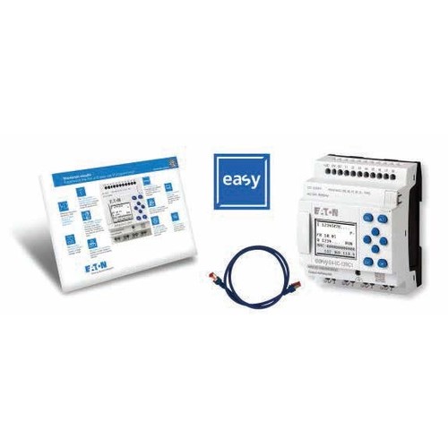 197227 Eaton EASY-BOX-E4-UC1Steuerrelais inkl. Patchleitung und Software-Lizenz Produktbild Front View L