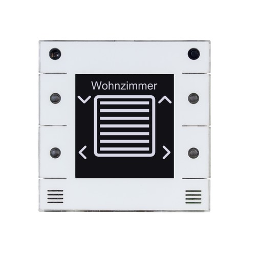 ZC300 Comexio IP-Raumcontroller POE, LSA, 55x55mm, Reinweiß Produktbild Additional View 1 L