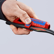 16 95 02 SB Knipex  ErgoStrip® Universal Abmantelungswerkzeug 135 mm für Linkshä. Produktbild Additional View 1 S