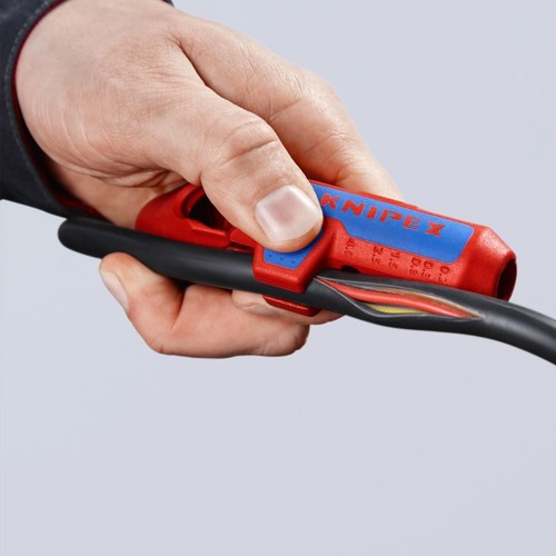 16 95 02 SB Knipex  ErgoStrip® Universal Abmantelungswerkzeug 135 mm für Linkshä. Produktbild Additional View 1 L