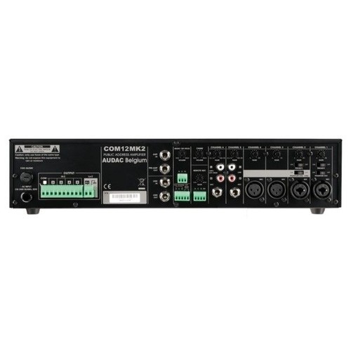 COM12 Audac Tischverstärker 120W 100V 6 Eingänge 5 Zonen schaltbar Produktbild Additional View 1 L