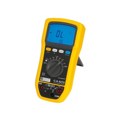 P01196773 CHAUVIN MULTIMETER CA 5273 TRMS AC/DC incl. Temp. Fühler Produktbild Additional View 2 L