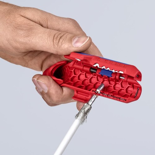 16 95 02 SB Knipex  ErgoStrip® Universal Abmantelungswerkzeug 135 mm für Linkshä. Produktbild Additional View 5 L