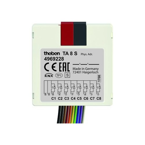 T4969226 THEBEN KNX Tasterschnittstelle 6fach Up Produktbild Additional View 1 L