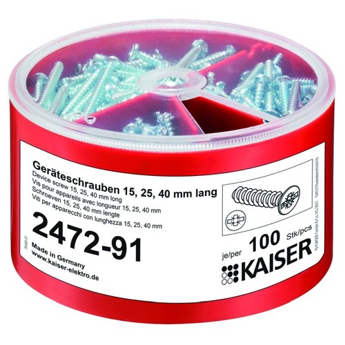 2472-91 KAISER KAISER SCHRAUBEN-BOX SCHALTERSCHRAUBEN Produktbild Additional View 1 L