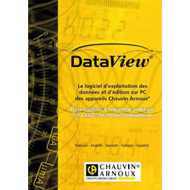 P01102095 CHAUVIN ARNOUX DATA VIEW Protokoll- Auswerte Software für Windows Produktbild