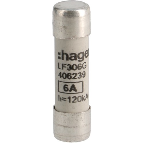 LF306G HAGER Sicherung 10x38 gG 6A Produktbild Additional View 1 L
