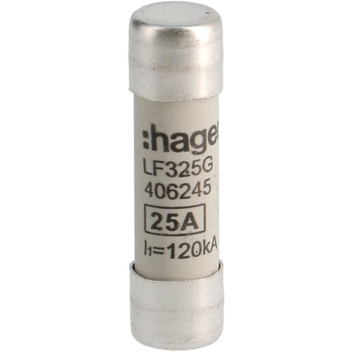 LF325G HAGER Sicherung 10x38 gG 25A Produktbild Additional View 1 L