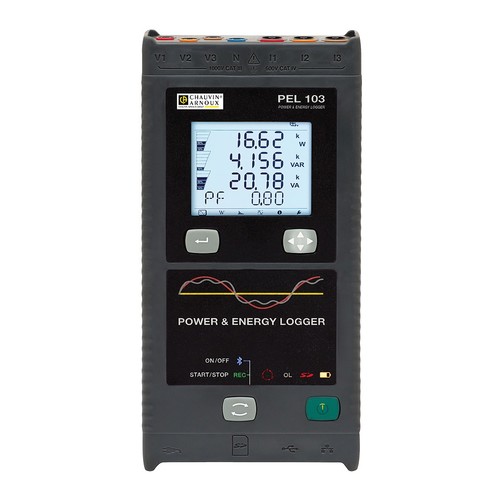 P01157153 CHAUVIN ARNOUX PEL103 Power & Energy Logger ohne Stromzange Produktbild Front View L