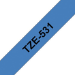 TZE 531 Brother Schriftb. 12mm Band Blau Schrift Schwarz Produktbild