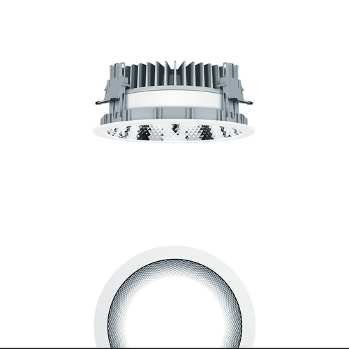 60815874 Zumtobel LED Einbaudownlight Panos EVO R200L 22W Produktbild Additional View 4 L