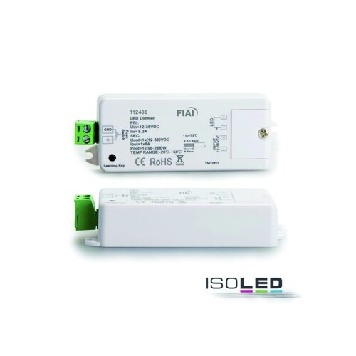 112488 Isoled Sys-One Funk-Tast-Dimmer 1-Kanal,12-36VDC Produktbild Additional View 2 L